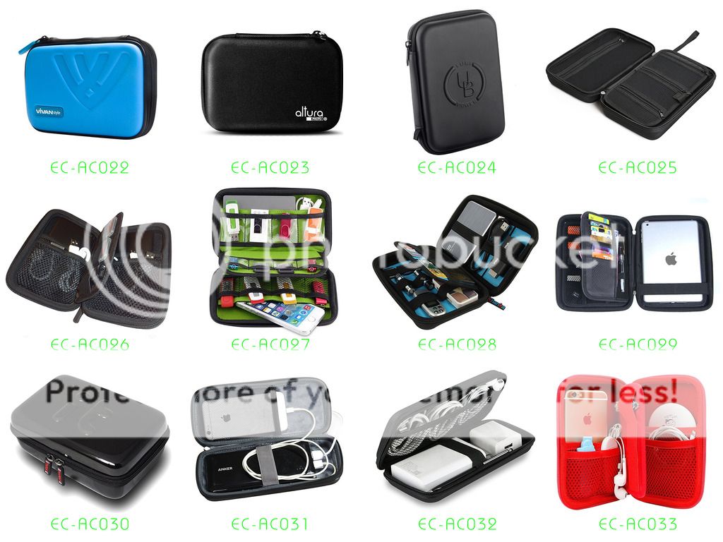 Small Altura Photo EVA electronics travel case with poly and leather